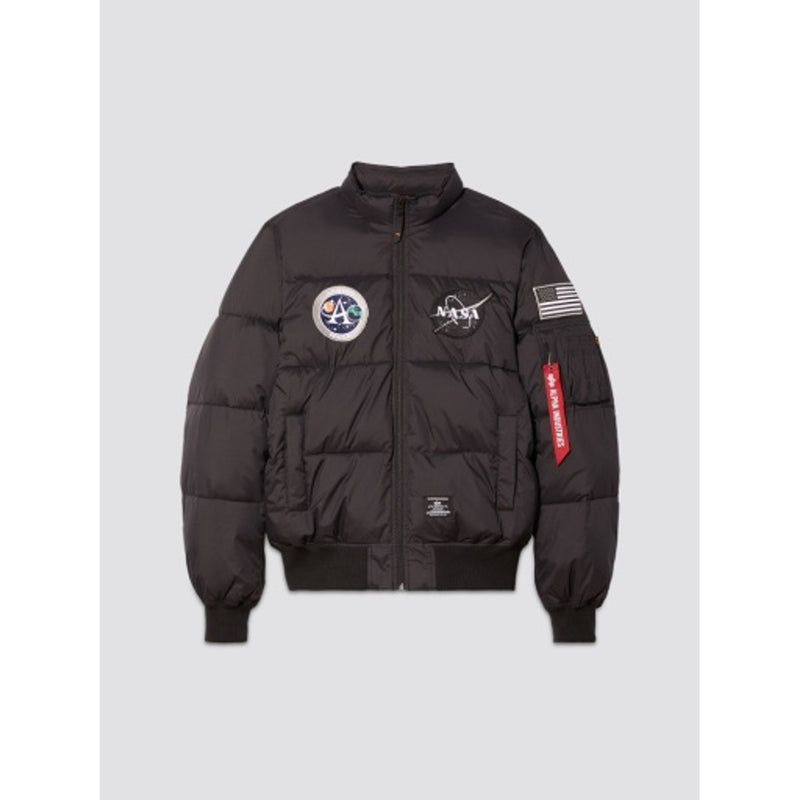 Alpha Industries - Mens Man on the Moon Ma-1 Quilted Flight Jacket