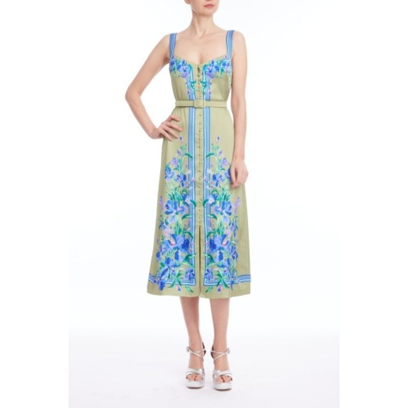 Badgley Mischka - Womens Belted Scarf Print