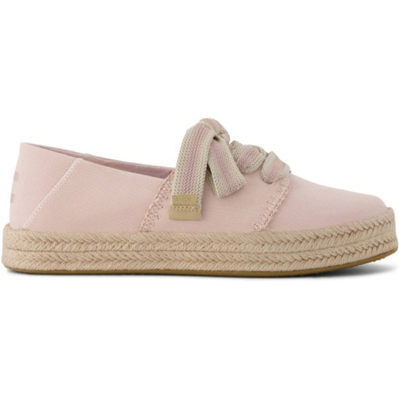 TOMS - Womens Carolina Lace Up - Seashell Brushed Twill/Deco Stitch
