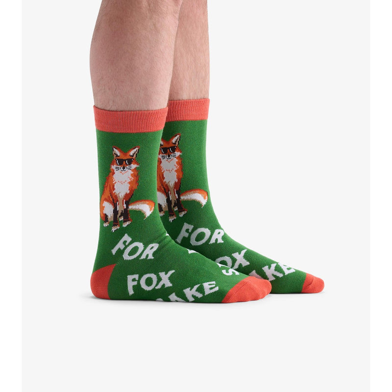 Little Blue House - for Fox Sake Mens Crew Socks