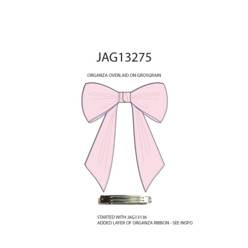Janie and Jack - Kids G Pnk Org Big Bow E1