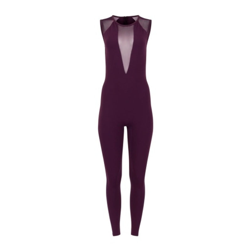 Year of Ours - Womens Sporty Plunge Mesh Onesie