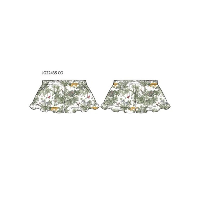 Janie and Jack - Girls with Multi Safari Short Sm2
