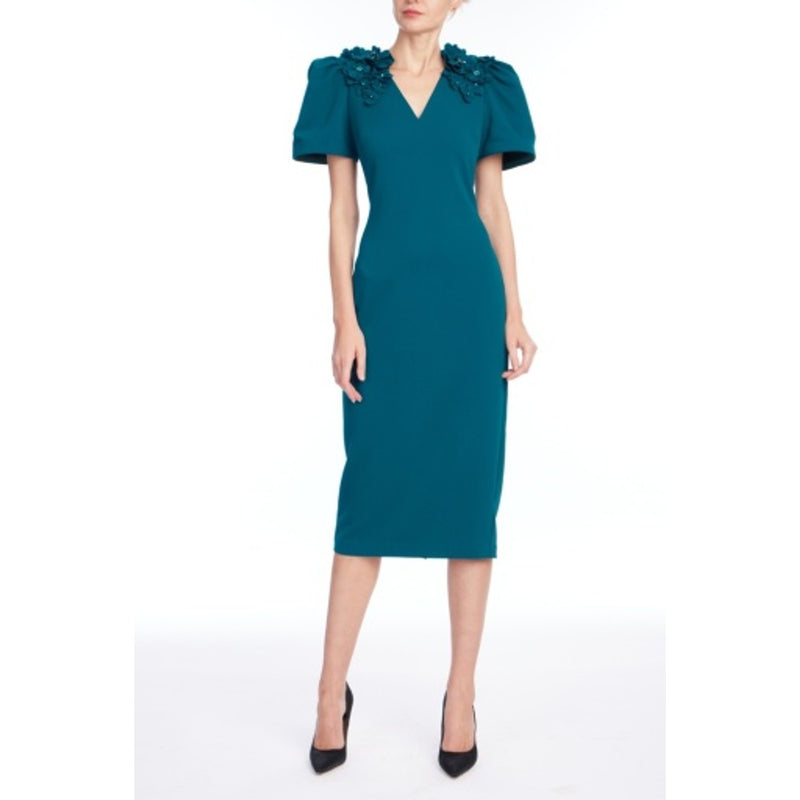 Badgley Mischka - Womens Beaded Shoulders