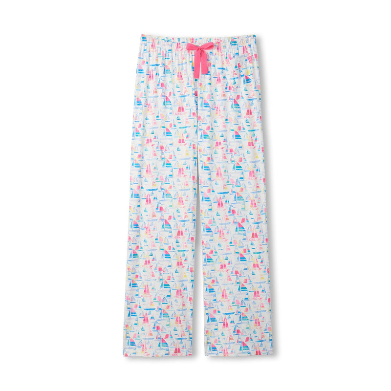 Little Blue House - Unisex Painted Sailboats Pj Pants in a Bag