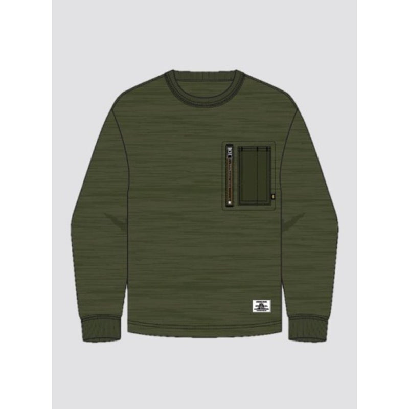 Alpha Industries - Mens Long Sleeve Pocket Tee