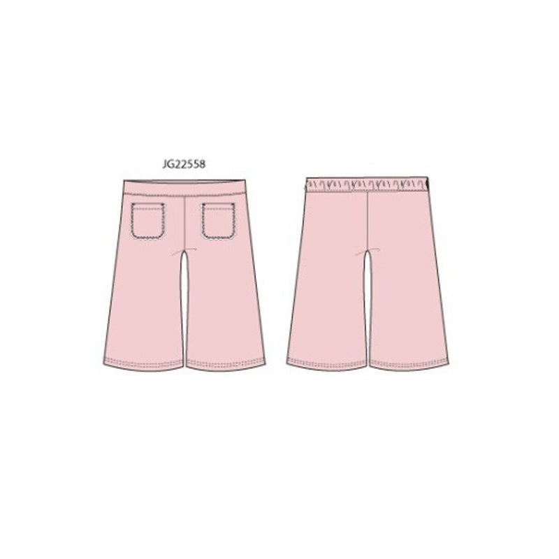 Janie and Jack - Girls K X Pnk Ponte Wide Pant Sp1