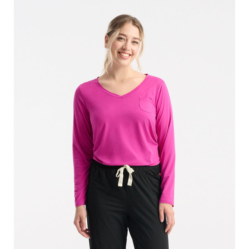 Little Blue House - Unisex Rose Violet Long Sleeve Tee in a Bag