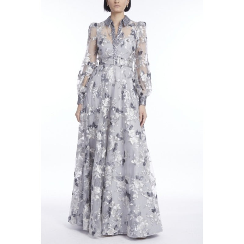 Badgley Mischka - Womens Sqn Emb Shirt Drs