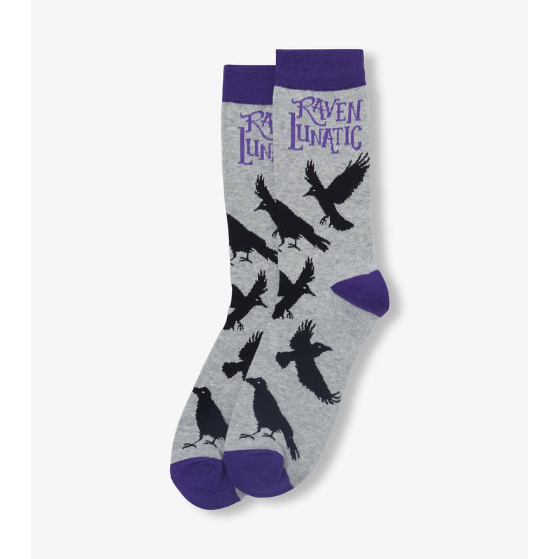 Little Blue House - Raven Lunatic Mens Crew Socks
