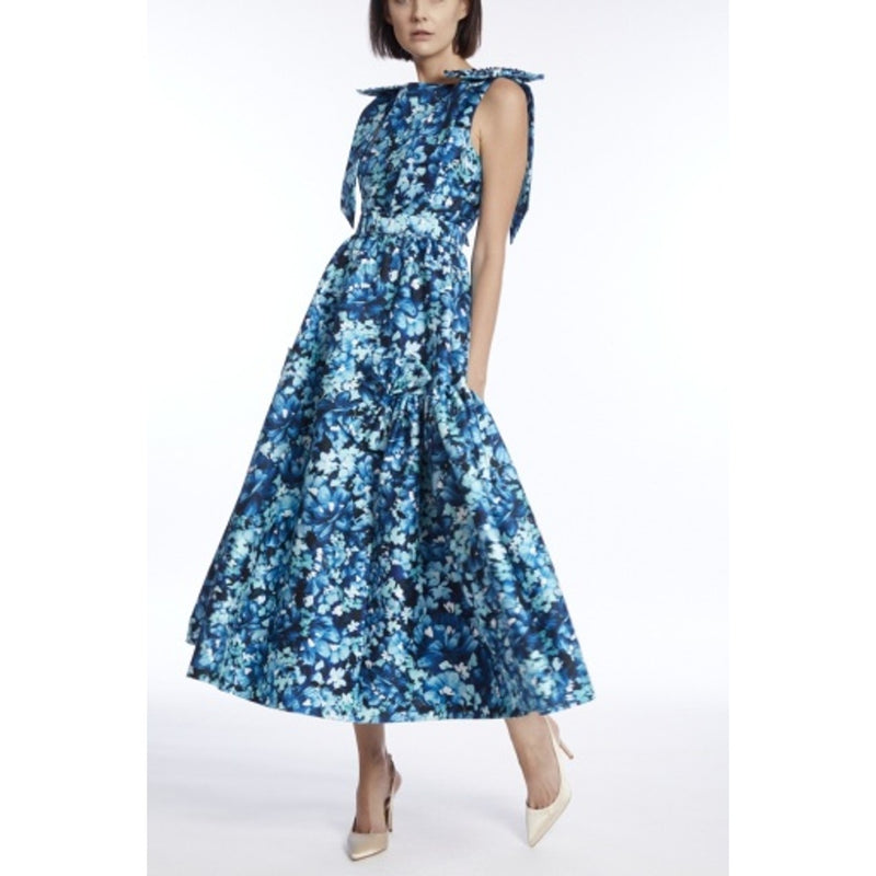 Badgley Mischka - Womens Bow Shldr Dress