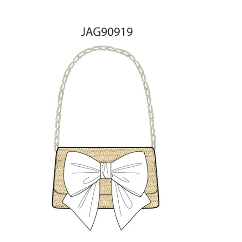 Janie and Jack - Kids G Wht Bow Purse Sp1 Sb1