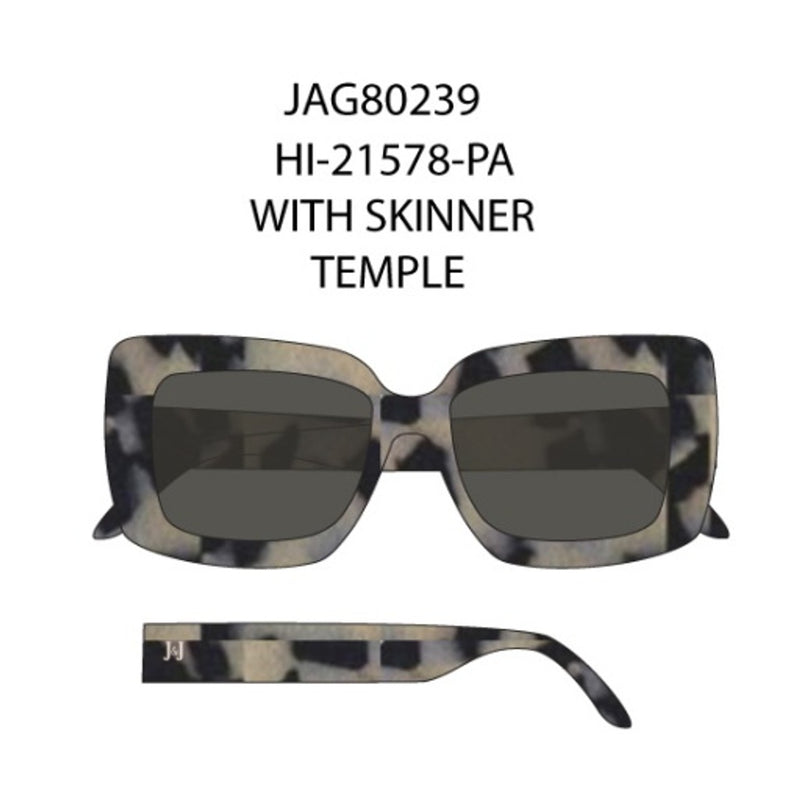 Janie and Jack - G Brn Tort Sqr Sunnies Sm1