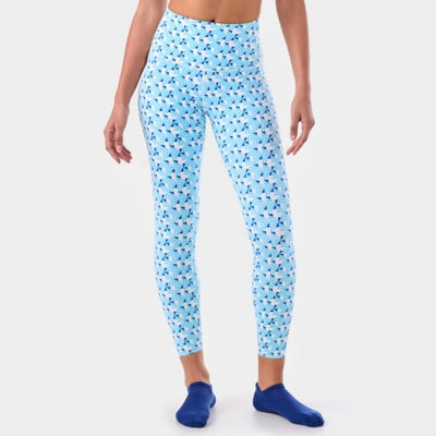 Thirty Three Threads - Unisex High Waisted 7/8 Tight Geo Sail - Geo Sail