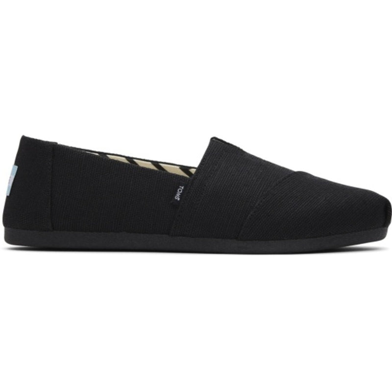 TOMS - Womens Alpargata Classic - Black/Black Heritage Canvas