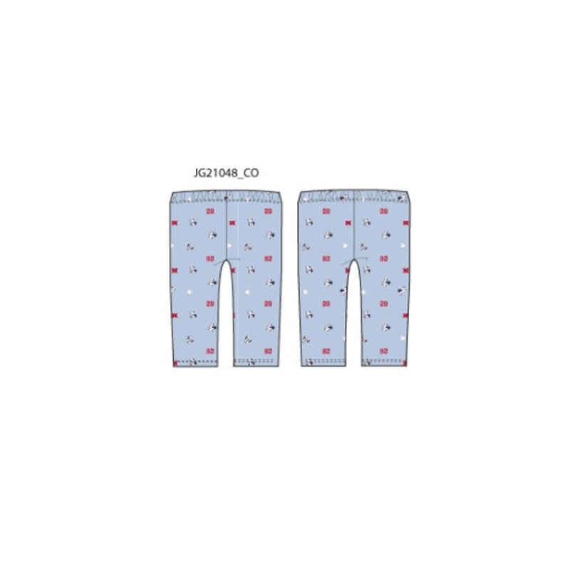 Janie and Jack - Girls K X Blu Aop Legging Disney