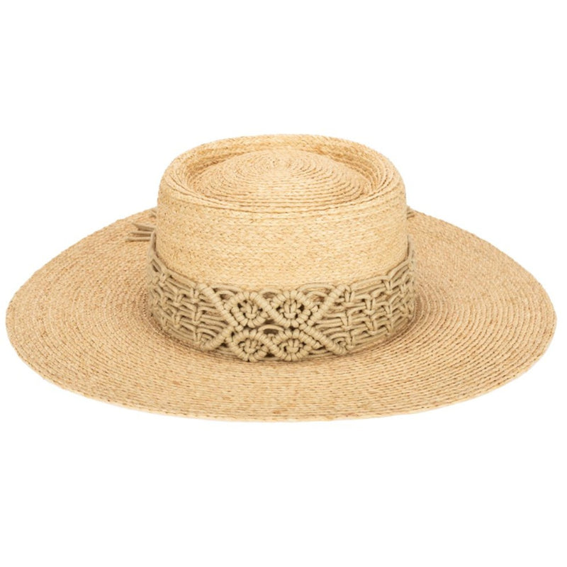 San Diego Hat Company - Sandy Beach Womens Fine Braid Raffia Gambler
