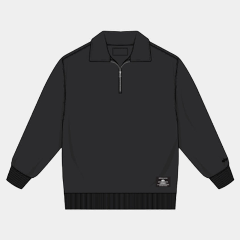 Alpha Industries - Mens Essential 1/4 Zip Relaxed Fit Sweatshirt