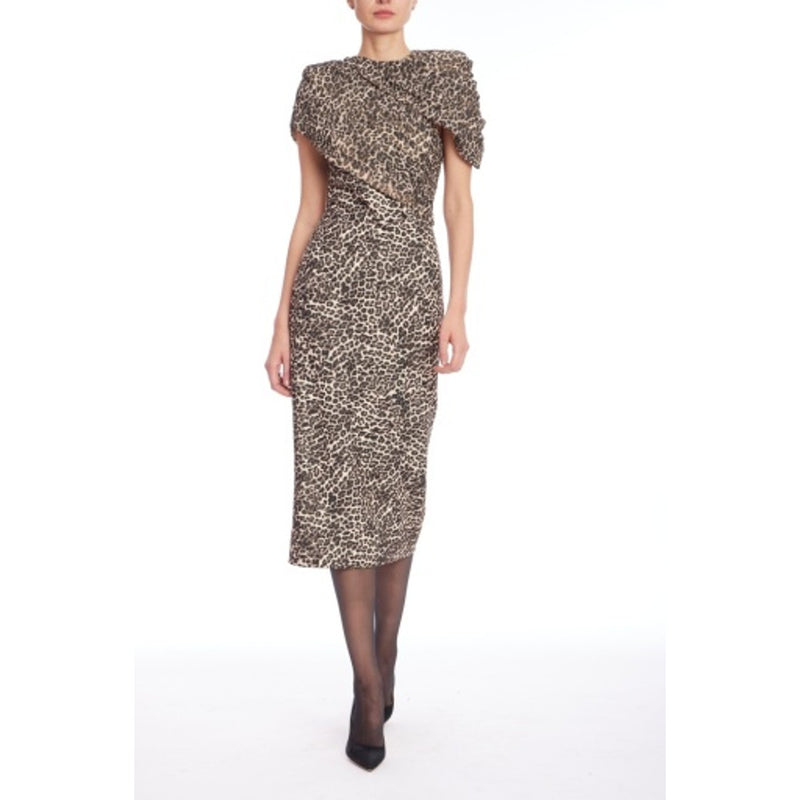 Badgley Mischka - Womens Leopard Cap Slv