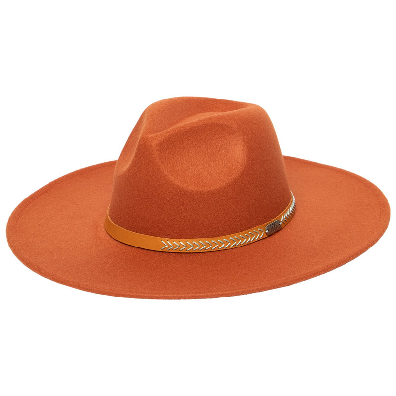 San Diego Hat Company - Faux Felt Stiff Brim Fedora