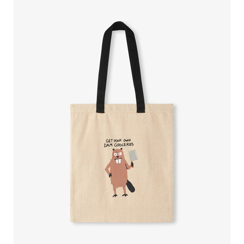 Little Blue House - Unisex Get Your Own Dam Groceries Reusable Tote Bag