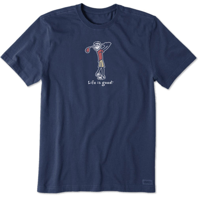 Life Is Good - Mens Golf Jake Vintage Crusher T-Shirt
