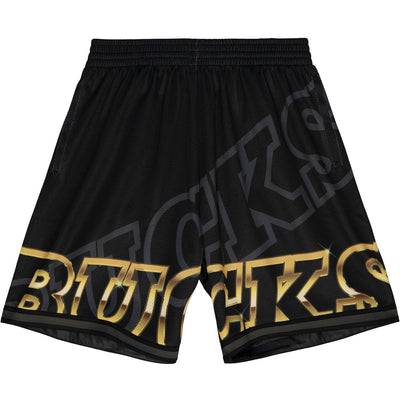 Mitchell And Ness - Milwaukee Bucks Mens Big Face 4.0 Fashion Shorts