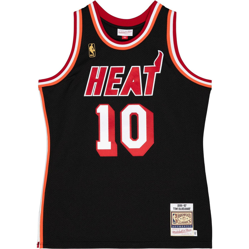 Mitchell And Ness - Miami Heat Mens Nba Authentic 96 Tim Hardaway Jersey