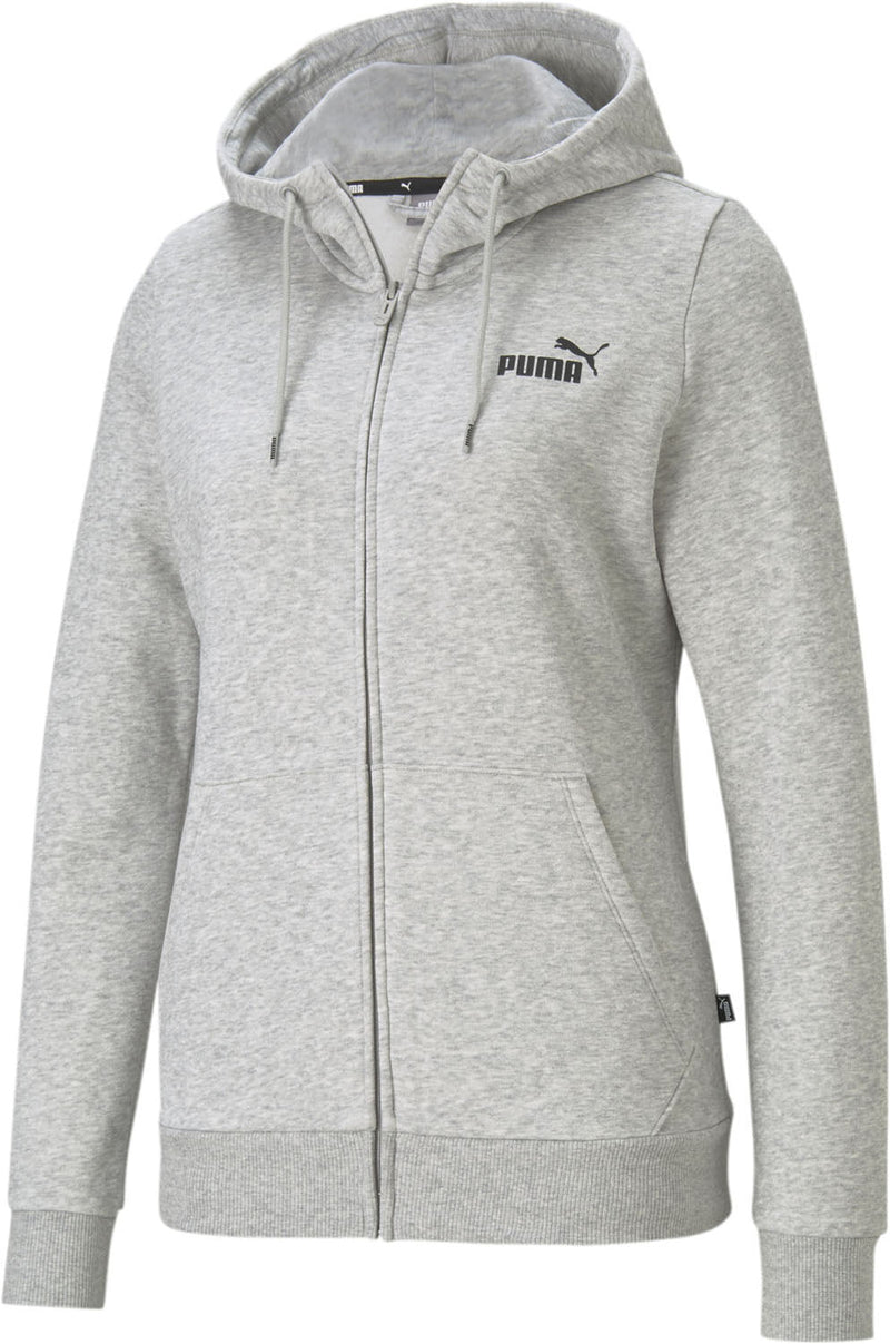 Puma - Womens Ess Small Logo Full-Zip Fl Hoodie