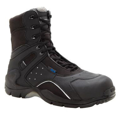 Rocky - Mens 1St Med Carbon Fiber Toe Puncture-Resistant Side-Zip Waterproof Public Service Boot