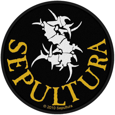 Sepultura - Unisex Sepultura Circular Logo Standard Patch
