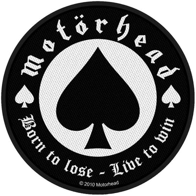 Motorhead - Unisex Born To Lose Standard Patch
