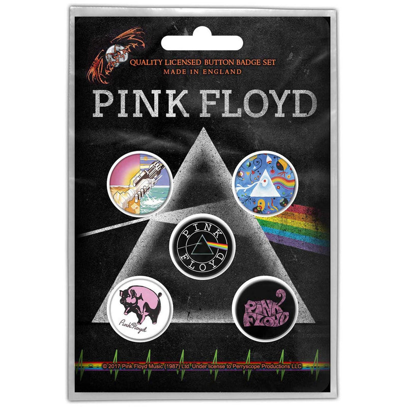 Pink Floyd - Unisex Prism Button Badge Pack