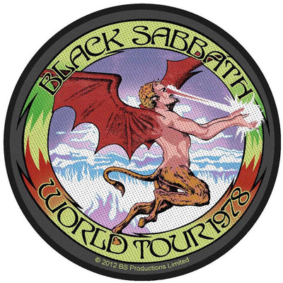 Black Sabbath - Unisex World Tour 1978 Standard Patch