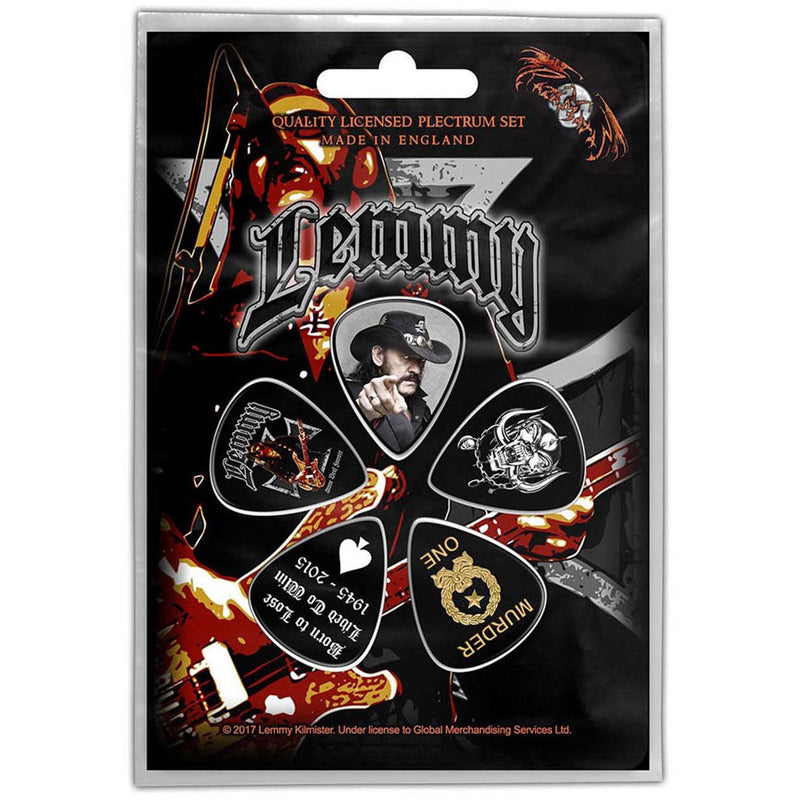 Lemmy - Unisex Stone Death Forever Plectrum Pack