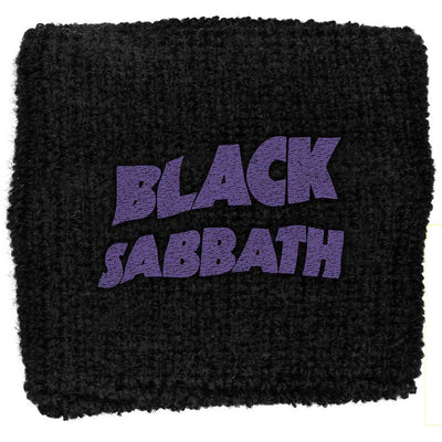 Black Sabbath - Unisex Purple Wavy Logo Fabric Wristband
