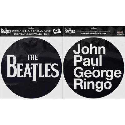 The Beatles - Unisex Drop T Logo & Jpgr Turntable Slipmat Set