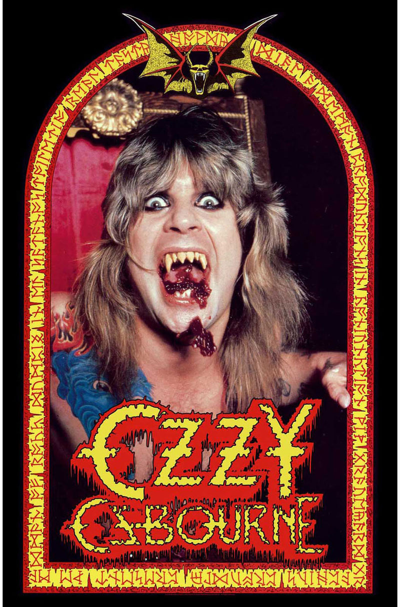 Ozzy Osbourne - Unisex Speak Of The Devil Textile Poster