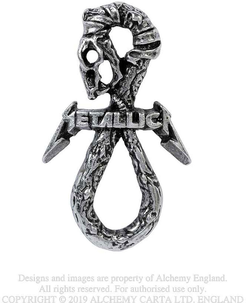 Metallica - Unisex Snake Pin Badge