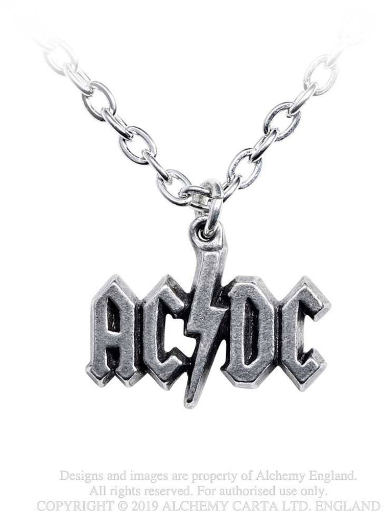 AC/DC - Unisex Logo Big Flash Pendant