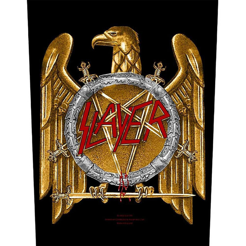Slayer - Unisex Golden Eagle Back Patch