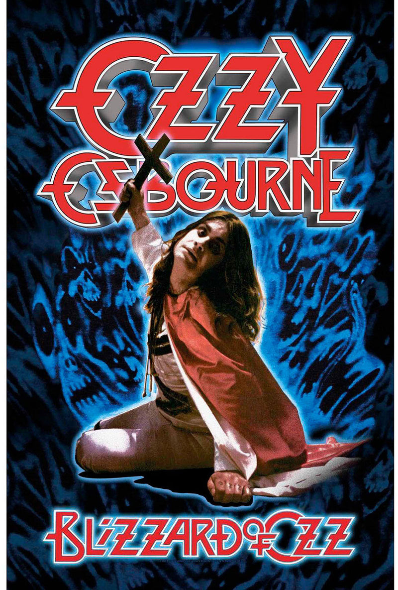 Ozzy Osbourne - Unisex Blizzard Of Ozz Textile Poster