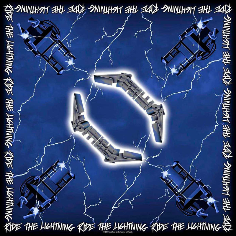 Metallica - Unisex Ride The Lightning Bandana