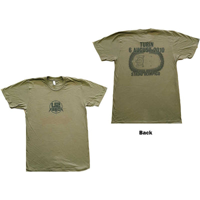 U2 - Unisex 360 Degree Tour Turin 2010 T-Shirt