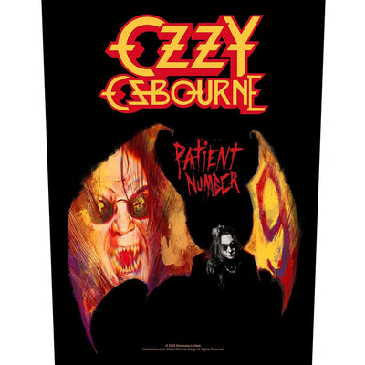 Ozzy Osbourne - Unisex Patient No. 9 Back Patch