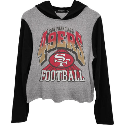 Junk Food - Womens 49Ers Block Crop Hood