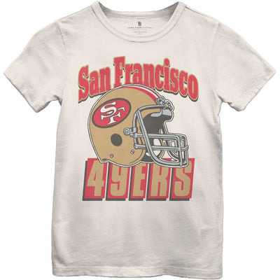 Junk Food - Girls 49Ers Helmet Short Sleeve T-Shirt