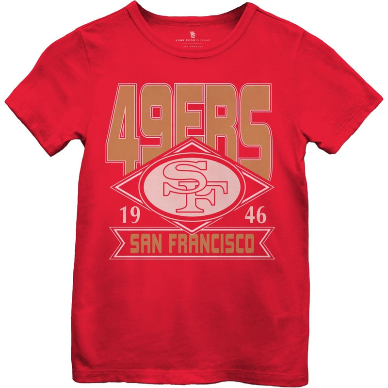 Junk Food - Girls 49Ers Overtime Short Sleeve T-Shirt