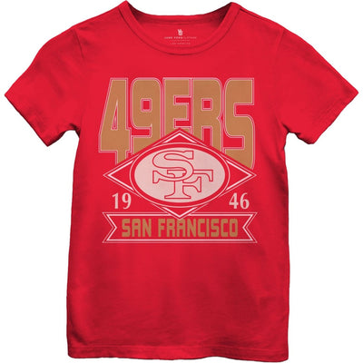 Junk Food - Girls 49Ers Overtime Short Sleeve T-Shirt