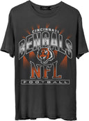 Junk Food - Mens Bengals Chrome Vintage T-Shirt